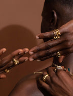 Okpoho stackable Manilla Ring image 4