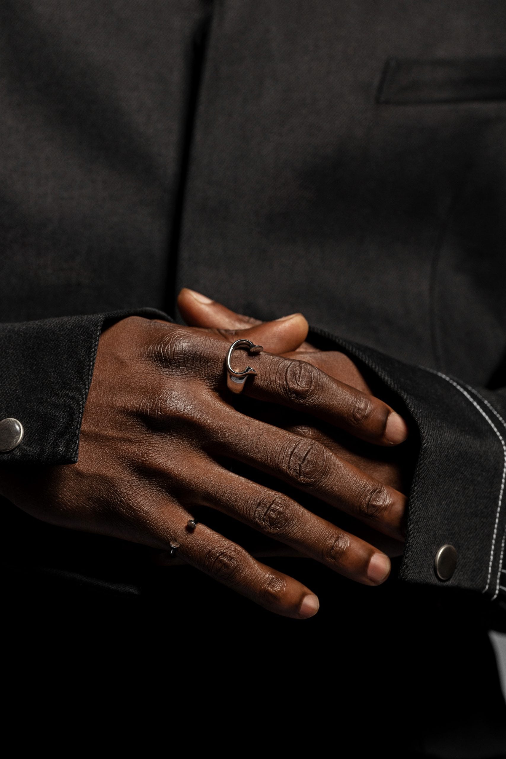 Okpoho stackable Manilla Ring image 3